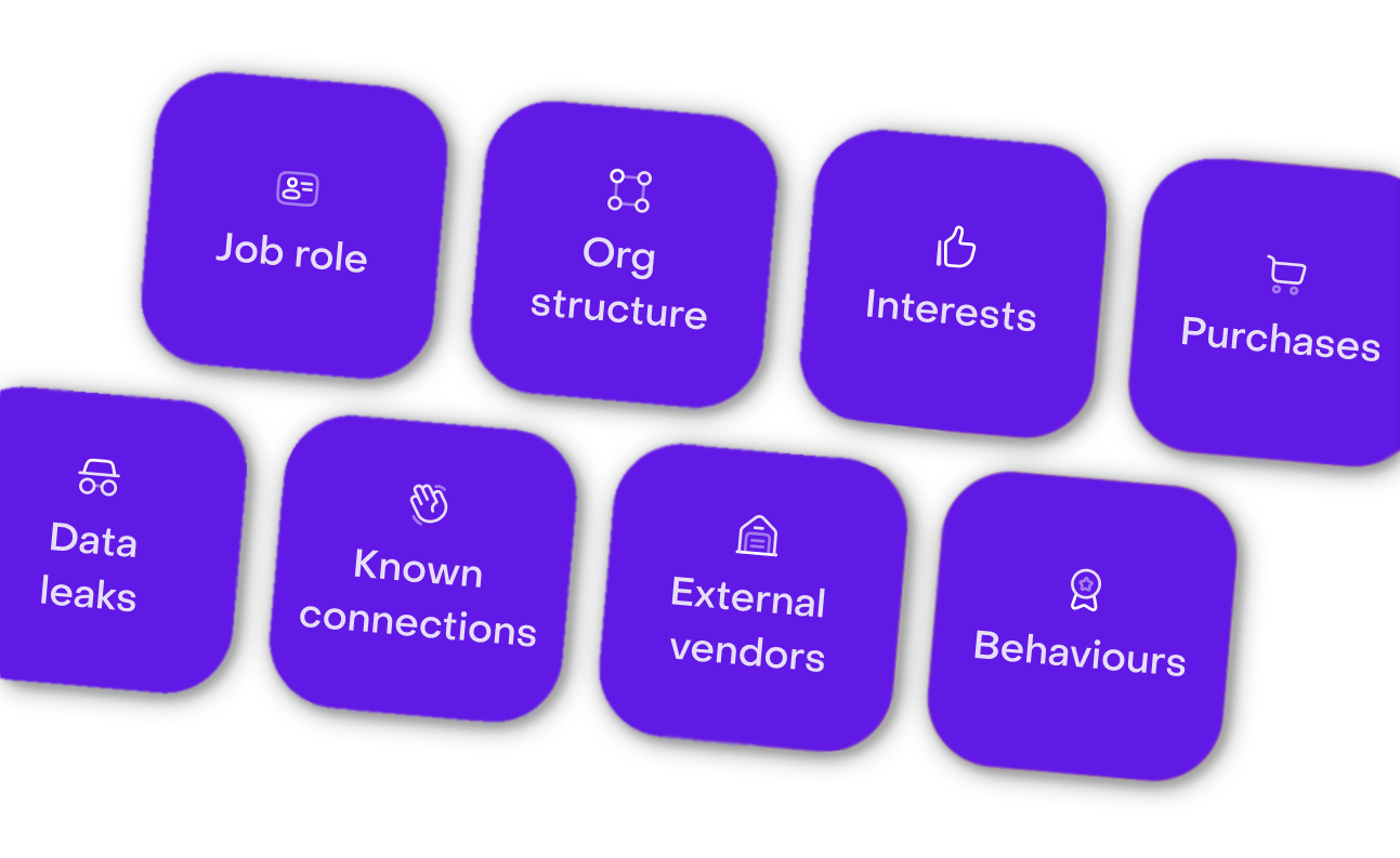 Options for simulating individualized attacks with Jericho's AI cybersecurity training
